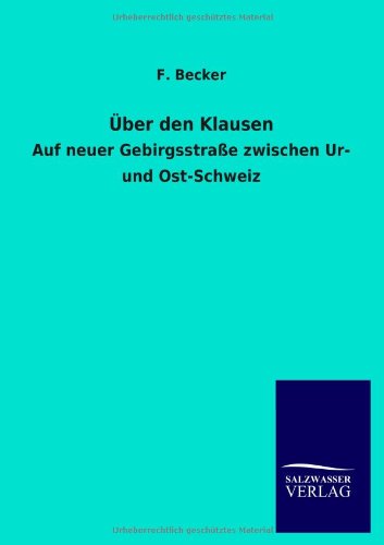 ber Den Klausen [Paperback]