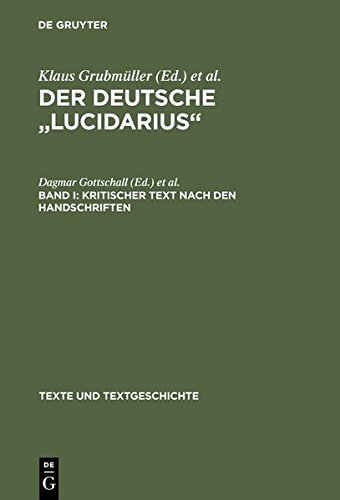 Deutsche  Lucidarius  [Hardcover]