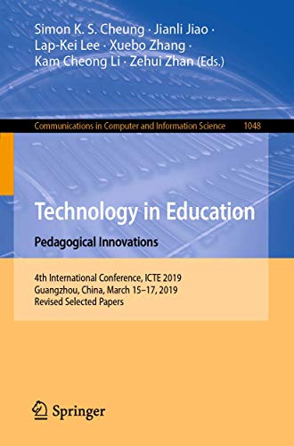 Technology in Education: Pedagogical Innovations: 4th International Conference,  [Paperback]