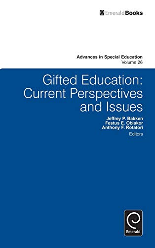 Gifted Education Current Perspectives And Issues (advances In Special Education [Hardcover]