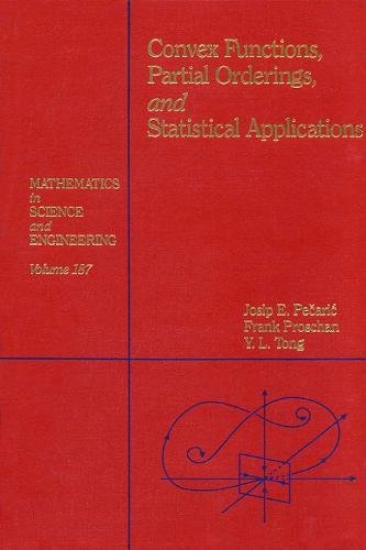 Convex Functions, Partial Orderings, and Statistical Applications [Hardcover]