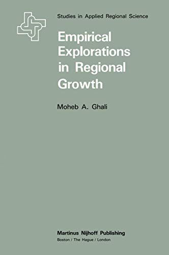 Empirical Explorations in Regional Groth [Paperback]