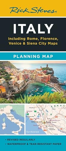 Rick Steves Italy Planning Map: Including Rome, Florence, Venice & Siena Cit [Sheet map, folded]