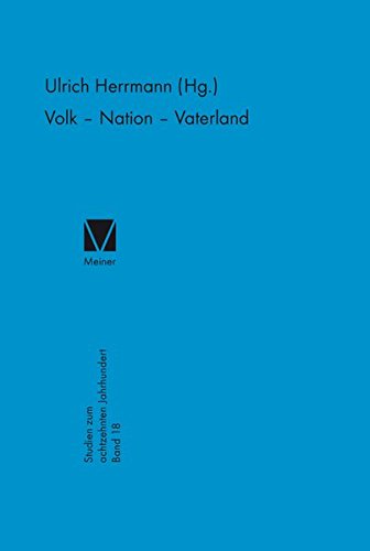 Volk, Nation, Vaterland (studien Zum Achtzehnten Jahrhundert) (german Edition) [Paperback]