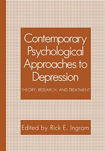 Contemporary Psychological Approaches to Depression: Theory, Research, and Treat [Paperback]