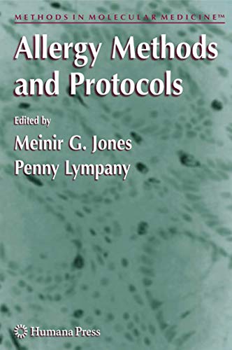 Allergy Methods and Protocols [Paperback]