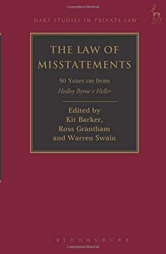 The La of Misstatements 50 Years on from Hedley Byrne v Heller [Paperback]