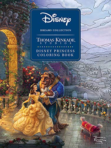 Disney Dreams Collection Thomas Kinkade Studios Disney Princess Coloring Book [Paperback]