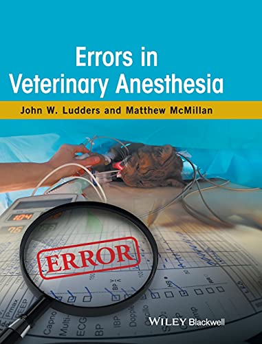 Errors in Veterinary Anesthesia [Hardcover]