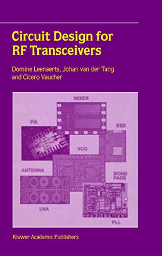 Circuit Design for RF Transceivers [Hardcover]