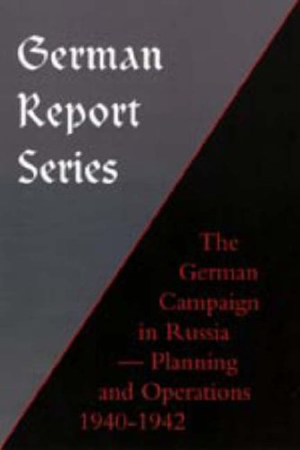 German Campaign in Russia [Paperback]