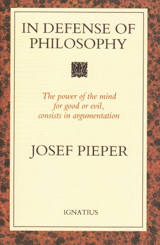 In Defense Of Philosophy [Paperback]