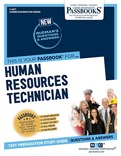 Human Resources Technician (C-2071) Passbooks Study Guide [Paperback]