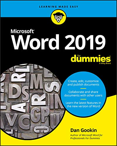 Word 2019 For Dummies [Paperback]