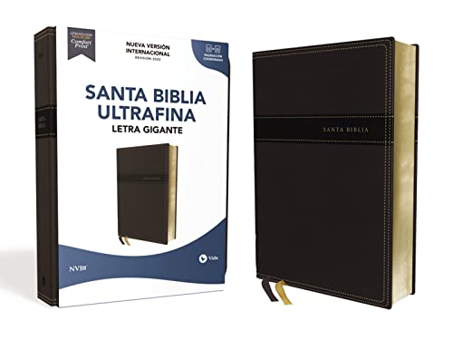 NVI, Santa Biblia, Texto revisado 2022, Ultrafina,  Letra Gigante, Leathersoft,  [Leather / fine bindi]