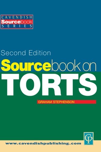 Sourcebook on Tort La 2/e [Paperback]