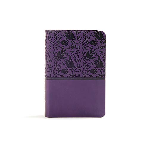 KJV Large Print Compact Reference Bible, Purple LeatherTouch [Unknown]