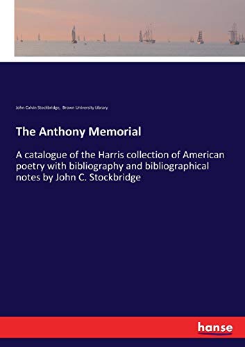 Anthony Memorial [Paperback]