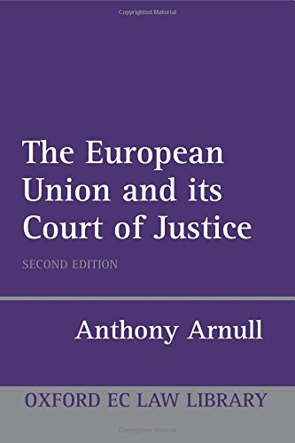 The European Court of Justice [Paperback]