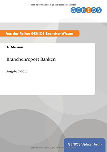 Branchenreport Banken (german Edition) [Paperback]