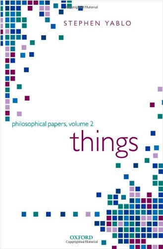 Things Papers on Objects, Events, and Properties [Hardcover]