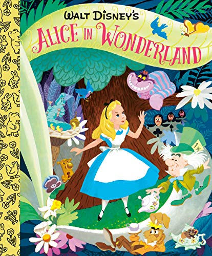 Walt Disney's Alice in Wonderland Little Golden Board Book (Disney Classic) [Board book]