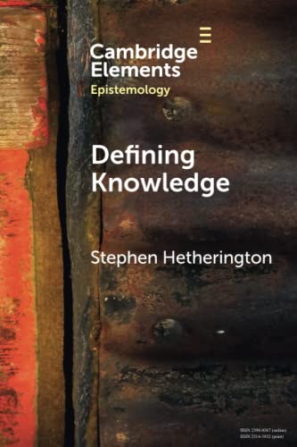 Defining Knoledge Method and Metaphysics [Paperback]