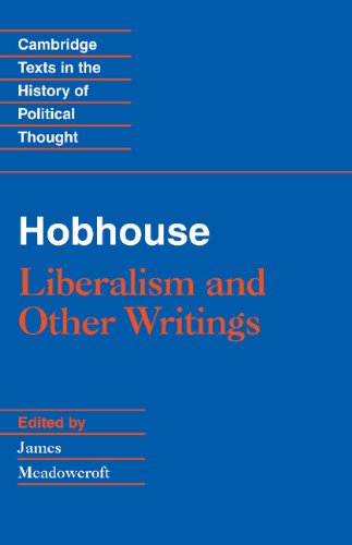 Hobhouse Liberalism and Other Writings [Hardcover]