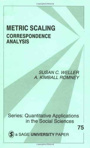 Metric Scaling Correspondence Analysis [Paperback]