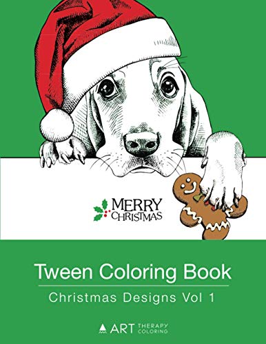 Teen Coloring Book Christmas Designs Vol 1 [Paperback]