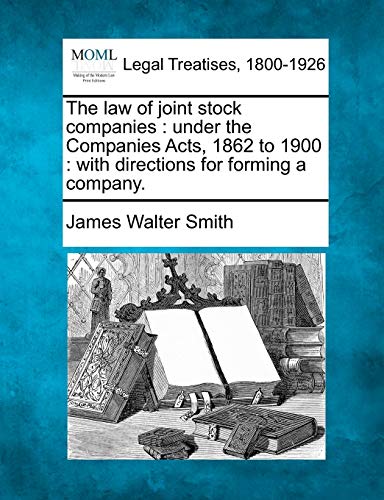 la of joint stock companies  under the Companies Acts, 1862 to 1900  ith dir [Paperback]