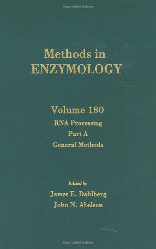 RNA Processing Part A General Methods [Hardcover]