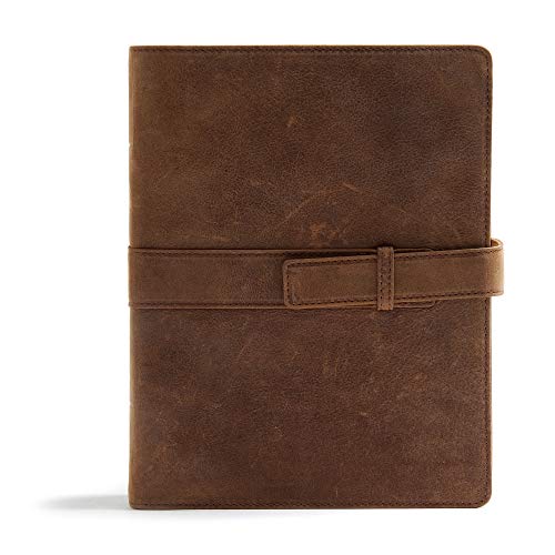 CSB Legacy Notetaking Bible, Tan Genuine Leat