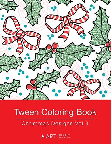 Teen Coloring Book Christmas Designs Vol 4 [Paperback]