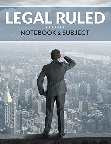 Legal Ruled Notebook 2 Subject [Paperback]