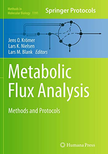 Metabolic Flux Analysis: Methods and Protocols [Paperback]