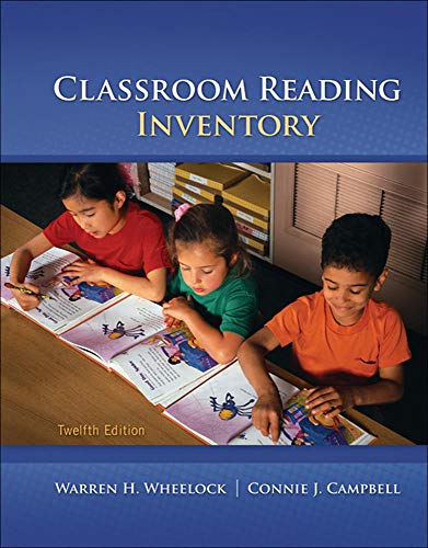 Classroom Reading Inventory [Spiral bound]