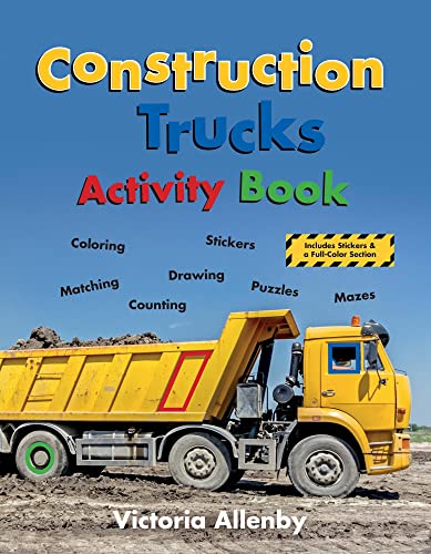 Construction Trucks Activity Book [Paperback]