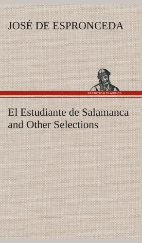 Estudiante de Salamanca and Other Selections [Hardcover]