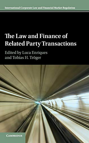 The La and Finance of Related Party Transactions [Hardcover]