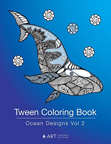 Teen Coloring Book Ocean Designs Vol 2 [Paperback]