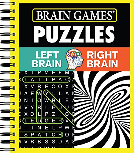 Brain Games. Puzzles - Left Brain Right Brain [Spiral-bound]