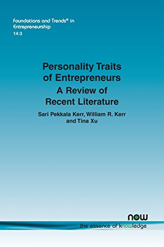 Personality Traits of Entrepreneurs  A Revie of Recent Literature [Paperback]