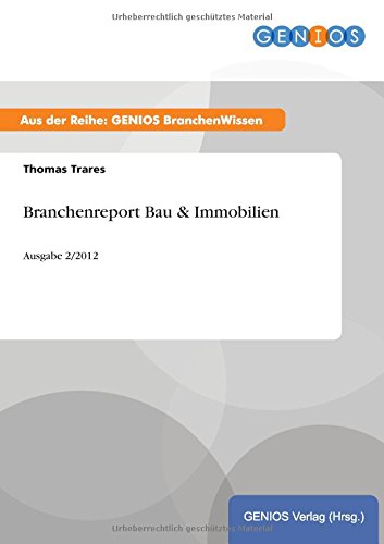 Branchenreport Bau & Immobilien (german Edition) [Paperback]