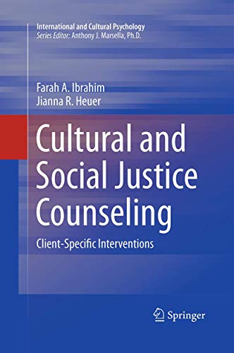 Cultural and Social Justice Counseling: Client-Specific Interventions [Paperback]