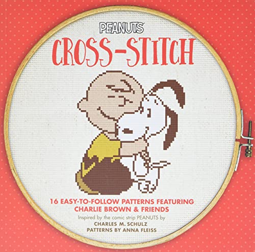 Peanuts Cross-Stitch: 16 Easy-to-Follow Patterns Featuring Charlie Brown & F [Paperback]