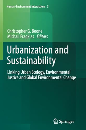 Urbanization and Sustainability: Linking Urban Ecology, Environmental Justice an [Paperback]