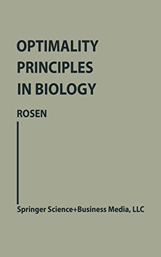 Optimality Principles in Biology [Paperback]