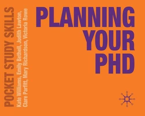 Planning Your PhD [Paperback]