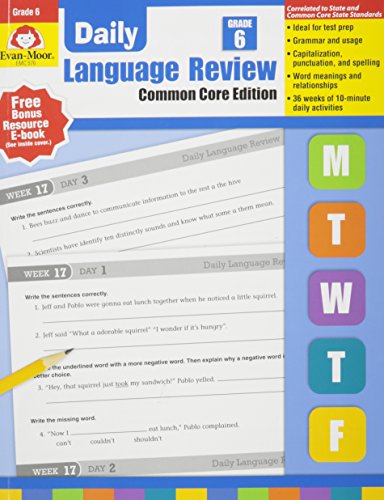 Daily Language Review, Grade 6 [Paperback]